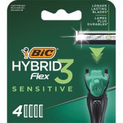 BIC  Кассеты  ФЛЕКС 3 ГИБРИД 4 шт Сенсетив /6 /24