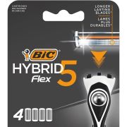 BIC  Кассеты  ФЛЕКС 5 ГИБРИД 4 шт /6/24