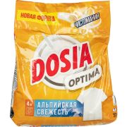 ДОСЯ Optima  стир.пор.  4000гр. Альпийская свежесть для машинной и ручной стирки/4