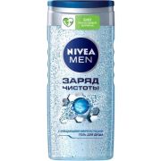NIV Гель д/душа Мужской  ЗАРЯД ЧИСТОТЫ  250 мл  6/12   /80892 ТОП10